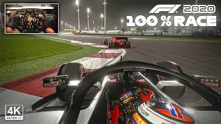 Romain Grosjean's Haas VF-20 | 2020 Bahrain GP 100% Race - F1 2020 Steering Wheel Gameplay screenshot 4