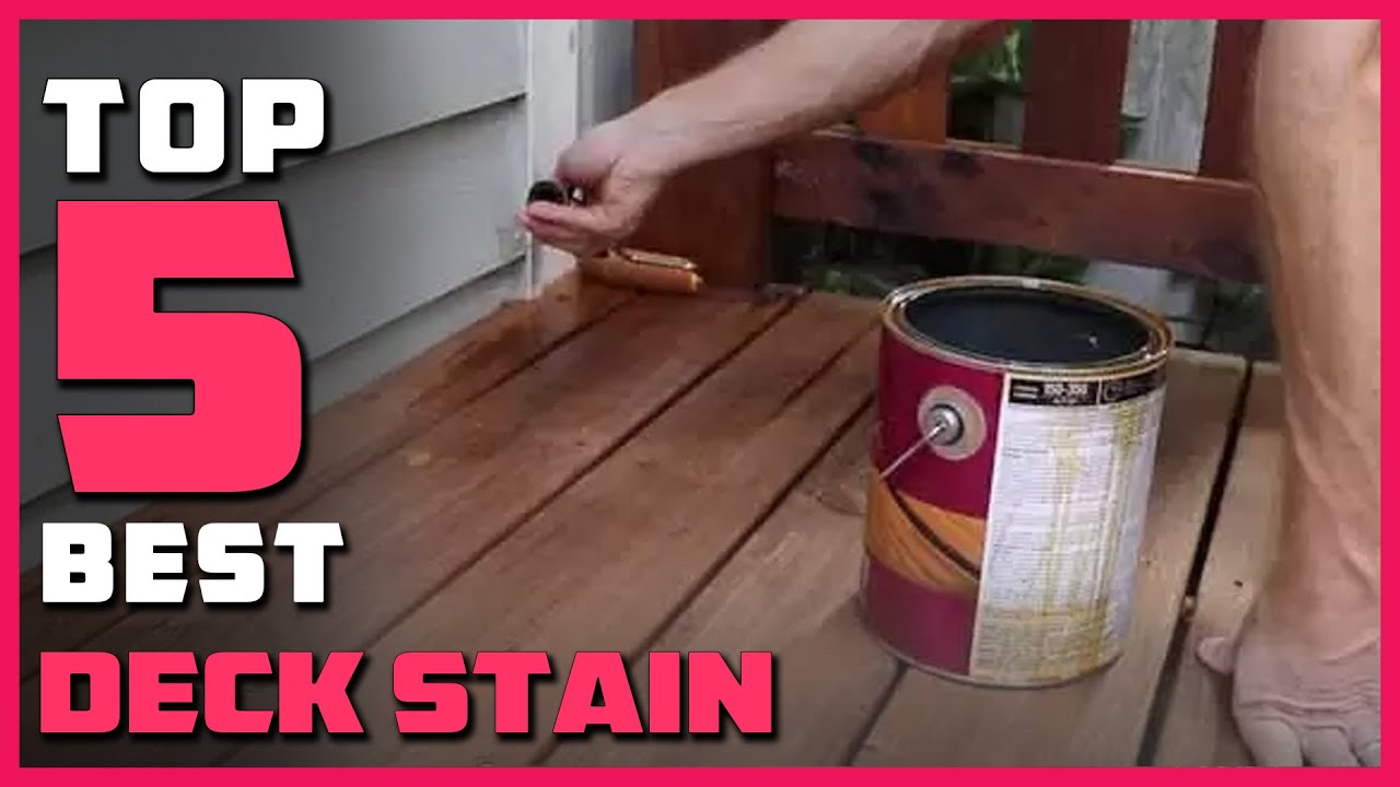 Best Deck Stain in 2024 Top 5 Deck Stains and Sealer Review YouTube