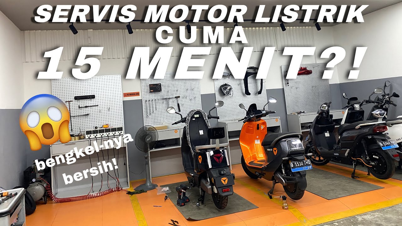 SERVIS RUTIN MOTOR LISTRIK YADEA E8S PRO | YADEA INDONESIA