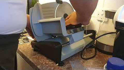 Meat slicer not working properly