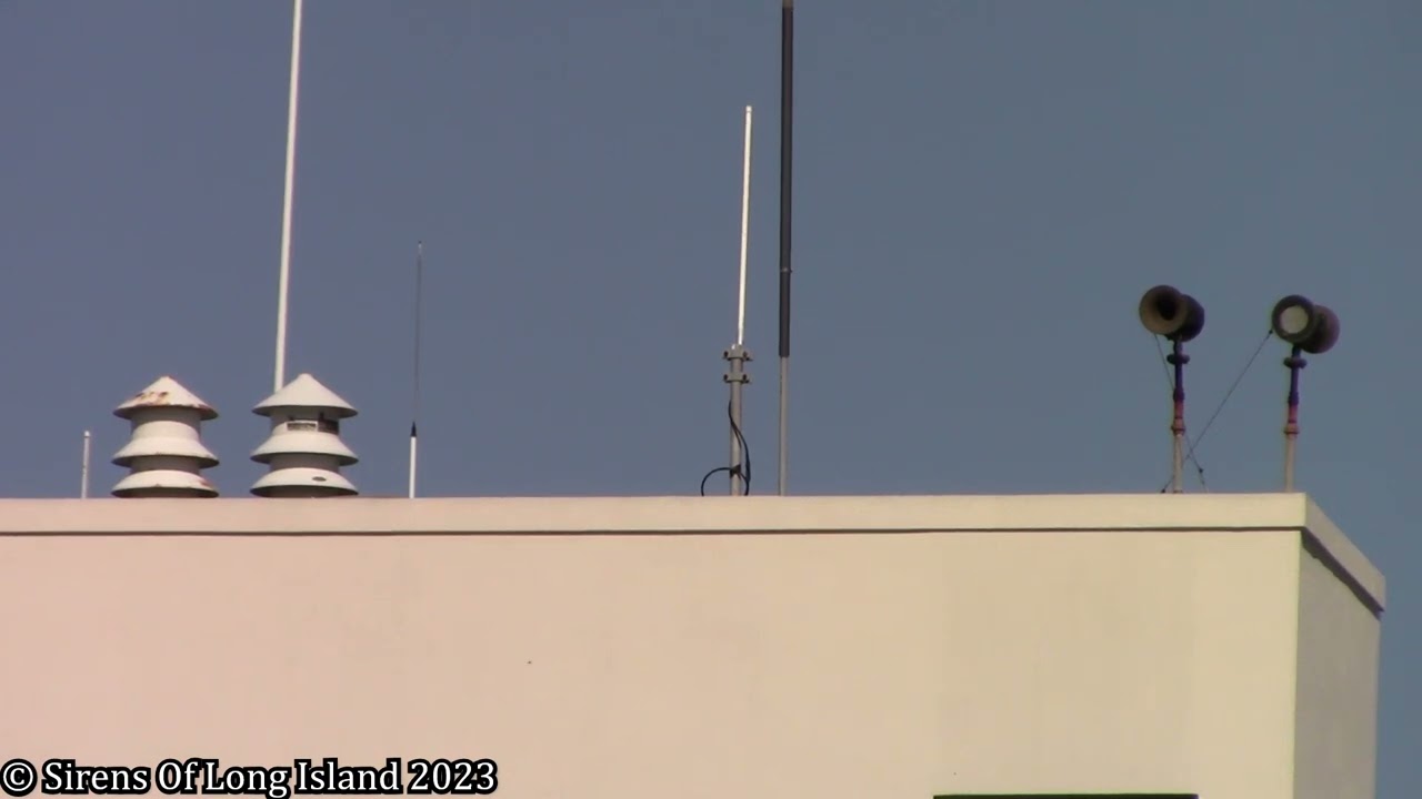 Franklin Square & Munson FD Model 2s & Cunningham Air Whistle 4Hs Noon Test 10/28/23