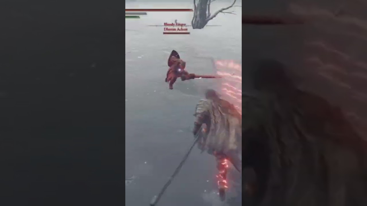 HES USING BLOODHOUND STEP WITH A GREATSWORD ELDEN RING PVP 