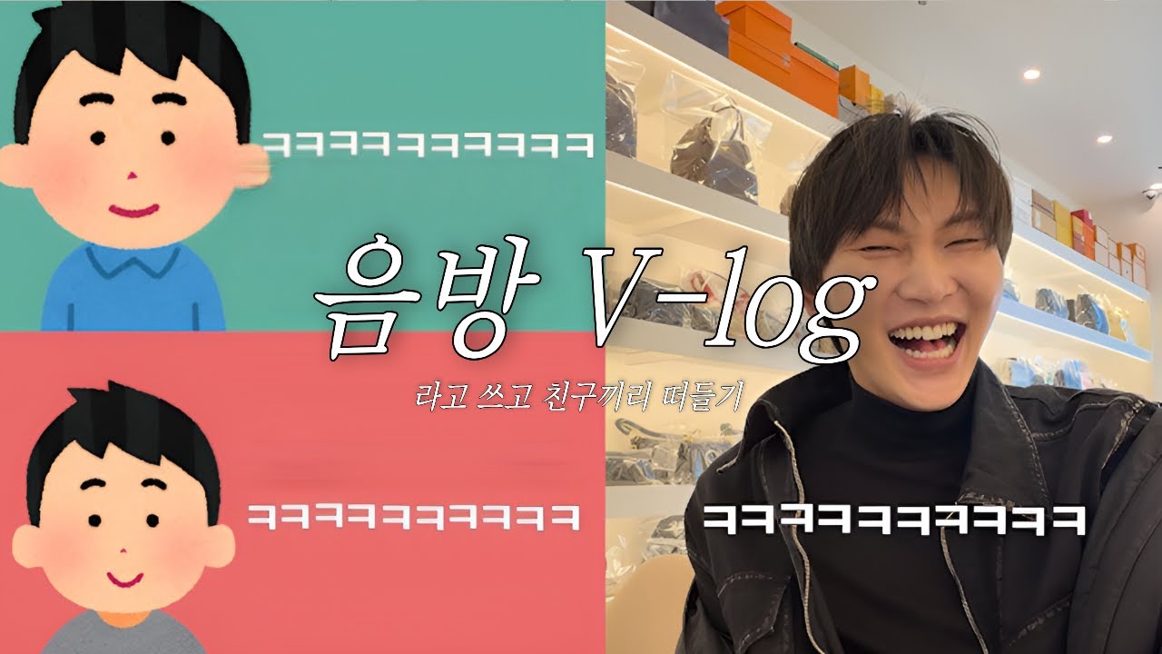 음방 V-log(라고 쓰고 친구랑 떠들기)