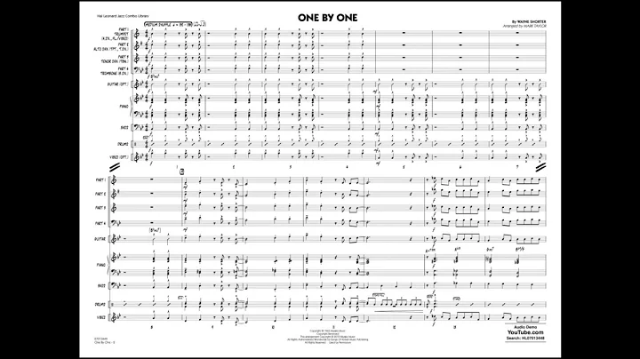 One By One by Wayne Shorter/arr. Mark Taylor