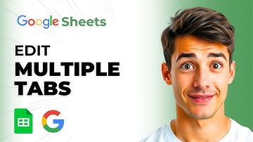 Meerdere tabbladen selecteren en bewerken in Google Spreadsheets (de gemakkelijkste manier) (gids...