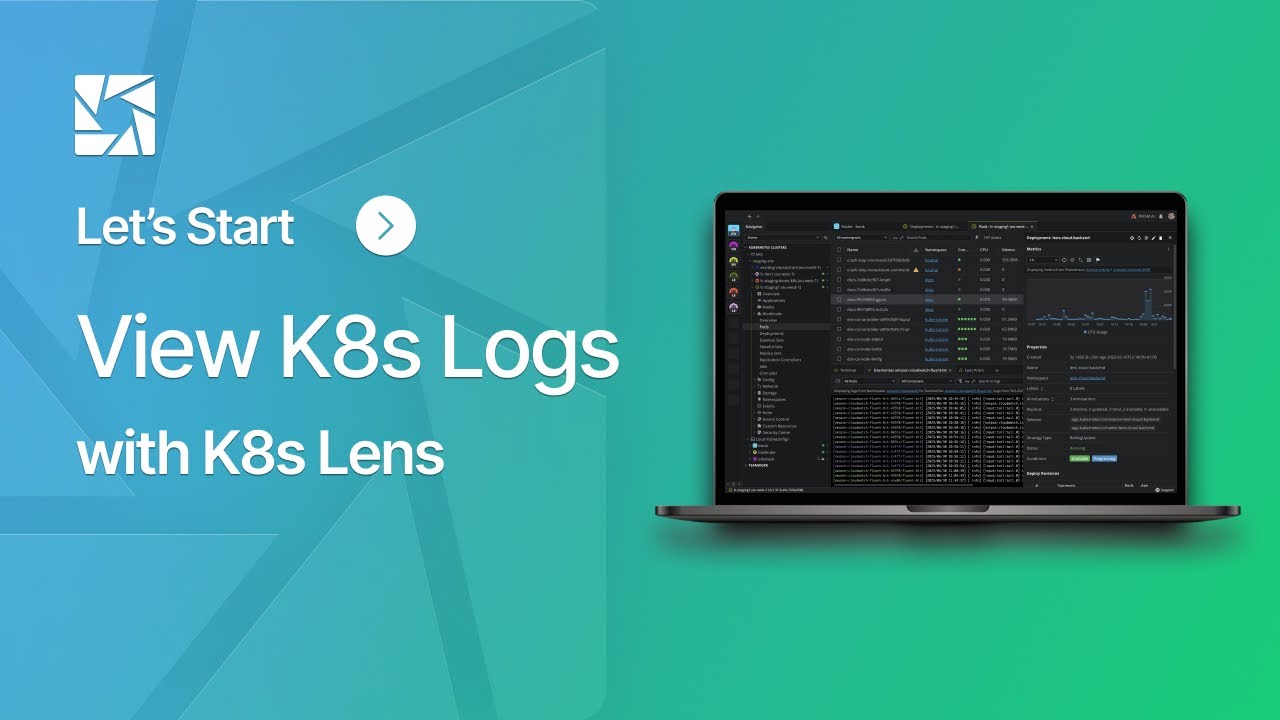 View & Search Kubernetes Object Logs in Lens - YouTube