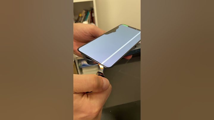 Убираем полосы на дисплее iPhone зажигалкой😁