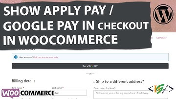 How to Add Apple Pay / Google Pay Button in Checkout Page Only in WooCommerce