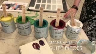 How to easily mix custom chalk type paint colors