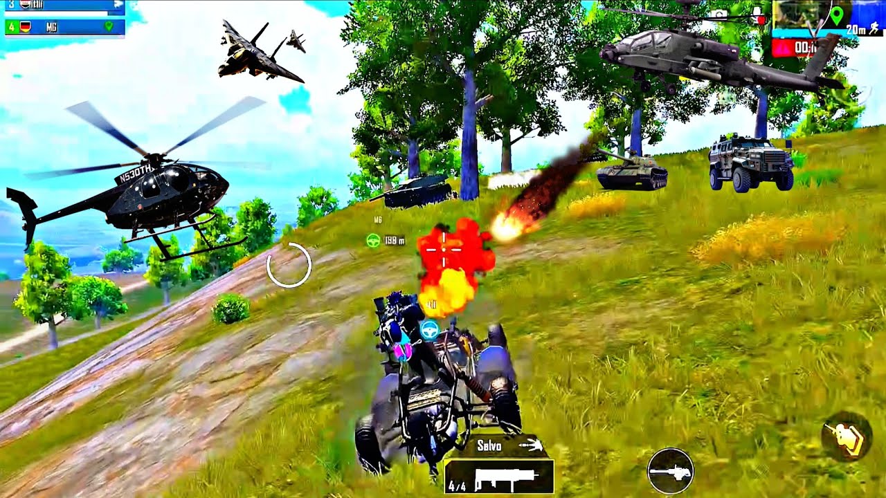FIGHTER JET Destroy EveryThing Hit Tank & Helicopter || military base Fight 😱 