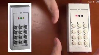 SSI1100 keypad 49 codes, 2 relay 1-8 digits