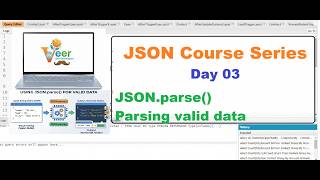 Day 3 | JSON.parse() Explained with Valid Data Types | JSON Tutorial