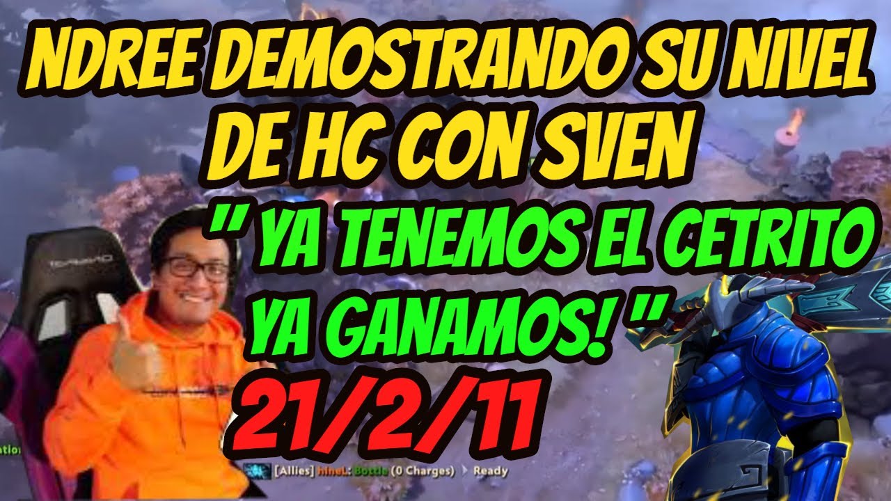 ¿ERES TÚ NDREE? NDREE DEMOSTRANDO SUS HABILIDADES COMO POSICION 1! | Psyduck Dota