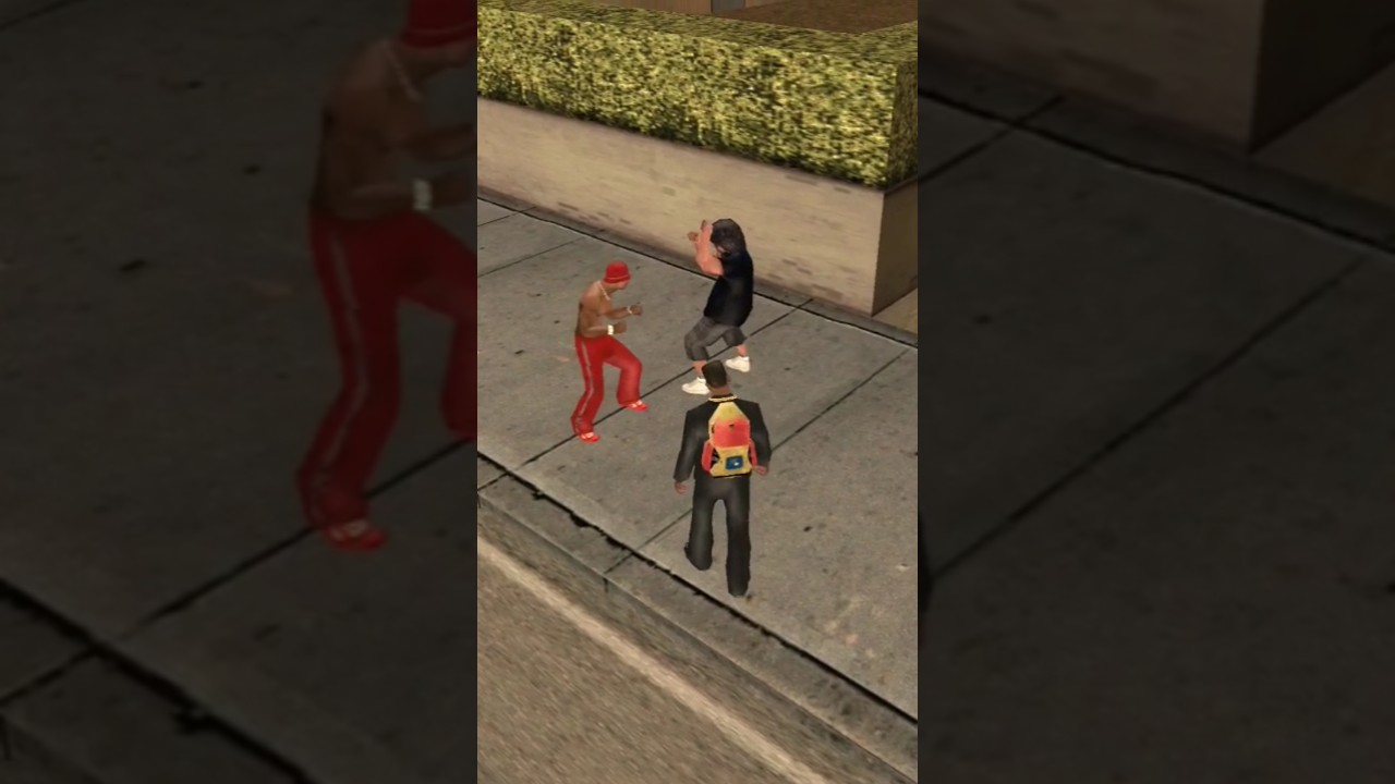 GTA: San Andreas - битва NPC, часть №48 (←bmydj против smyst→)