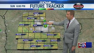 Mainly dry, but warmer for Sunday