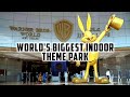 4k warner bros world abu dhabi full rides  attractions theme park tour