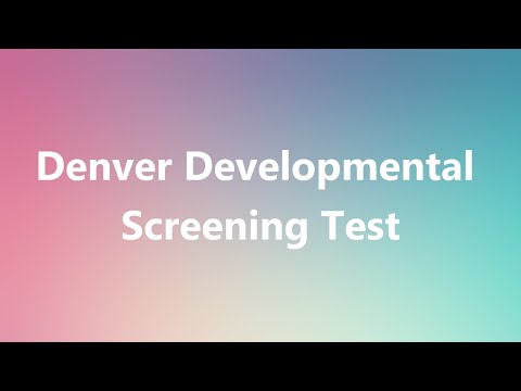 Wideo: Co to jest rozwojowy test przesiewowy Denver 2?