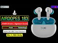 Boat airdopes 183 tws earbuds10mm drivers  low latency  enx technologyfeatures  price