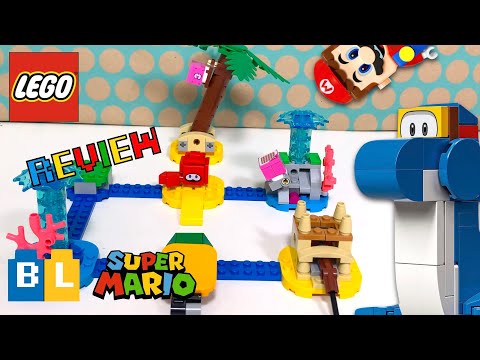 LEGO - 71398 - Super Mario - Dorrie's Beachfront 🌴 Review! - YouTube