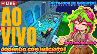 🔴 LIVE  META DE 100K DE INSCRITOS JOGANDO COM INSCRITOS (...