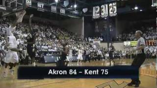 Game Highlight - Akron 84, Kent 75 (January 21, 2012)