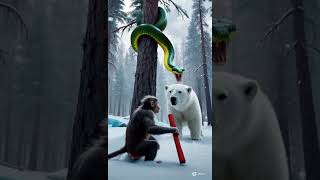 Celebrity 🐒 Epic Monkey vs Giant Python in Snowy Forest | Polar Bear Witnesses Dramatic Rescue Net Worth