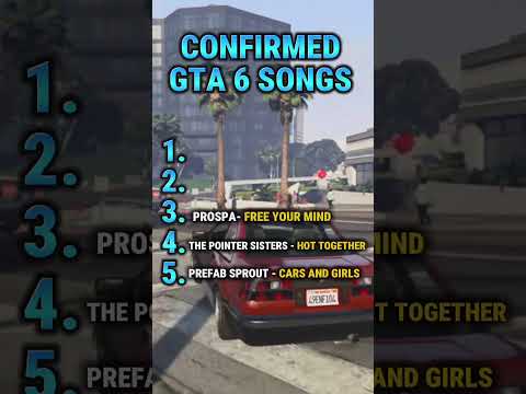 Confirmed GTA 6 Leaked Songs 💿 #gta6 #rockstargames #gta6leaks 