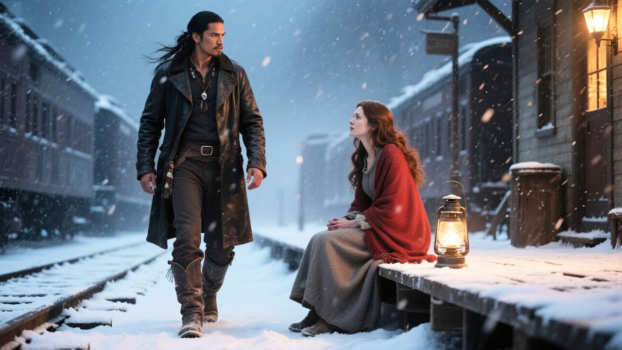 Abandoned at the Station on Christmas Eve, the Seamstress Slept Alone… Until an Apache Found Her