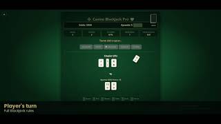 Casino Blackjack Pro — Browser-Based Card Game