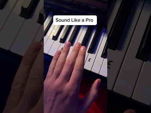 Sound Like a Pro 🫡 #piano #pianotutorial #tutorial #tips #pianomusic