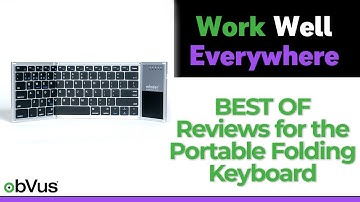 See the BEST Reviews for the Bluetooth Portable Folding Keyboard!