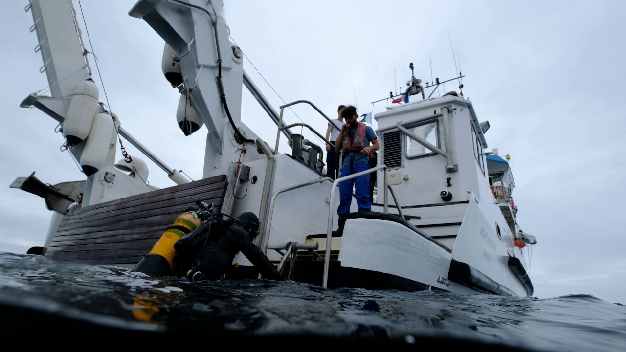 Intervention sous-marine du DRASSM - Teddy Seguin