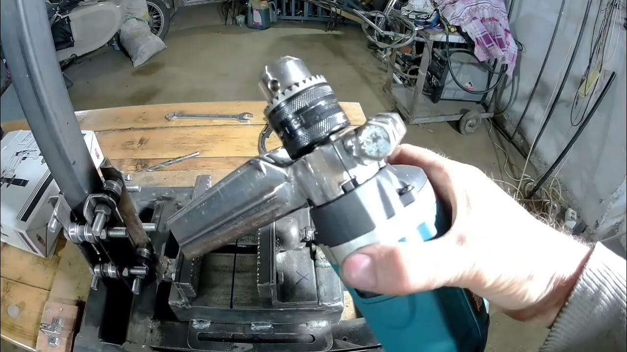Стойка для дрели своими руками.homemade drill press - YouTube