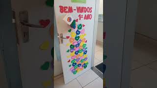 Porta Bem-vindos! 1 ano