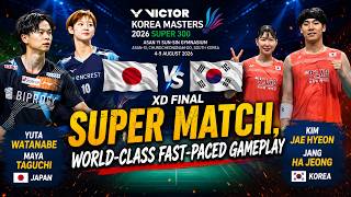 XD FINAL - WATANABE/TAGUCHI (JPN) vs KIM/JANG (KOR) | Korea Masters 2026