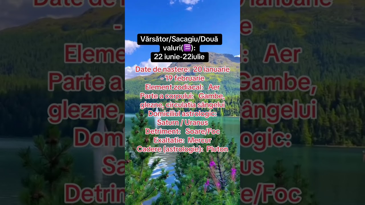 VĂRSĂTOR (♒️): inventiv, iubitor de libertate, autoritar,mental,Evita nervozitatea!!!🌹🌈❤️☘️☕️