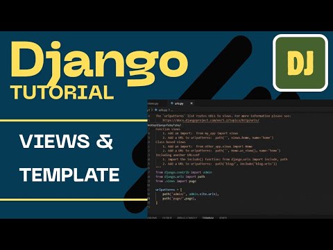 Django Tutorial — Create views.py, Link URLs, and Use HTML Templates | HttpResponse vs Render