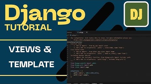 Django Tutorial — Create views.py, Link URLs, and Use HTML Templates | HttpResponse vs Render