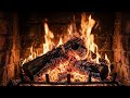 Rustic Fireplace 4K with Crackling Logs in Cozy Ambience for Deep Sleep and Gentle Relaxation