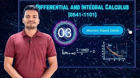 Differential and Integral Calculus | Basic Limit Math| Part 03| Lecture by Hasin Esrak | Torchbearer