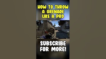 How to throw a grenade like a pro #csgo #funnymoments #funnygaming #csgofunny #csgofunnyclips #fails