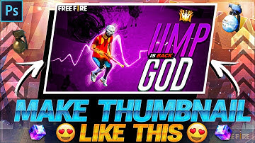 How To Make Ump God Thumbnail Like Zerox ff | How To Make Ump God Thumbnail |