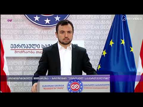 კრიმინოგენული ვითარება -  ბრიფინგი \"ევროპულ საქართველოში\"