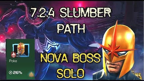 Act 7.2.4 Slumber Path, Nova boss One Shot| Marvel Contest Of Champions
