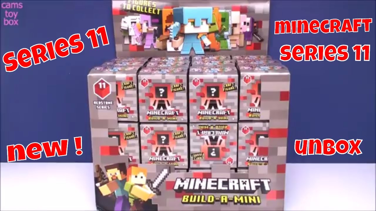 Minecraft Series 11 Redstone Build A Mini Surprise Toys Kids Fun
