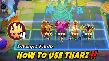 NEW WAY TO SURVIVE EARLY THARZ SKILL 3 | Inferno Fiend New Synergy 2024