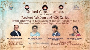UC & UCAW & UCGY & UGPF Launches “Ancient Wisdom-based ESG-Aligned Panel Discussion” Series