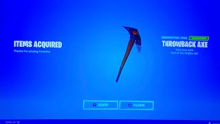 The new og pickaxe is out!
