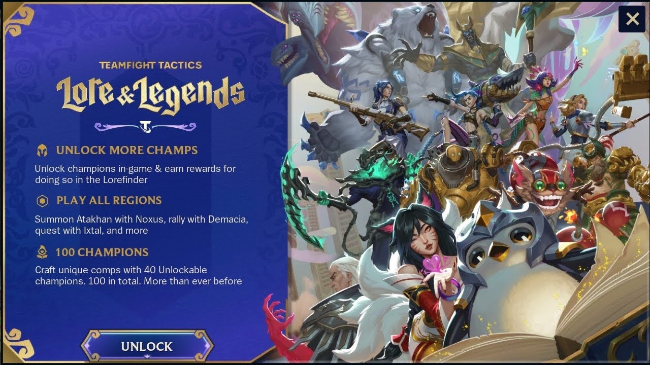 TeamFight Tactics : Set 16 ( Lore of Legends ) Gameplay - YouTube