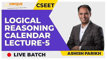 FREE CSEET LOGICAL REASONING CALENDER LECTURE 5 CSEET MAY 2021